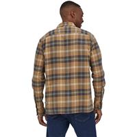 Patagonia Men's Longsleeve Organic Cotton Midweight Fjord Flannel Shirt - Forage / Mojave Khaki (FORM)